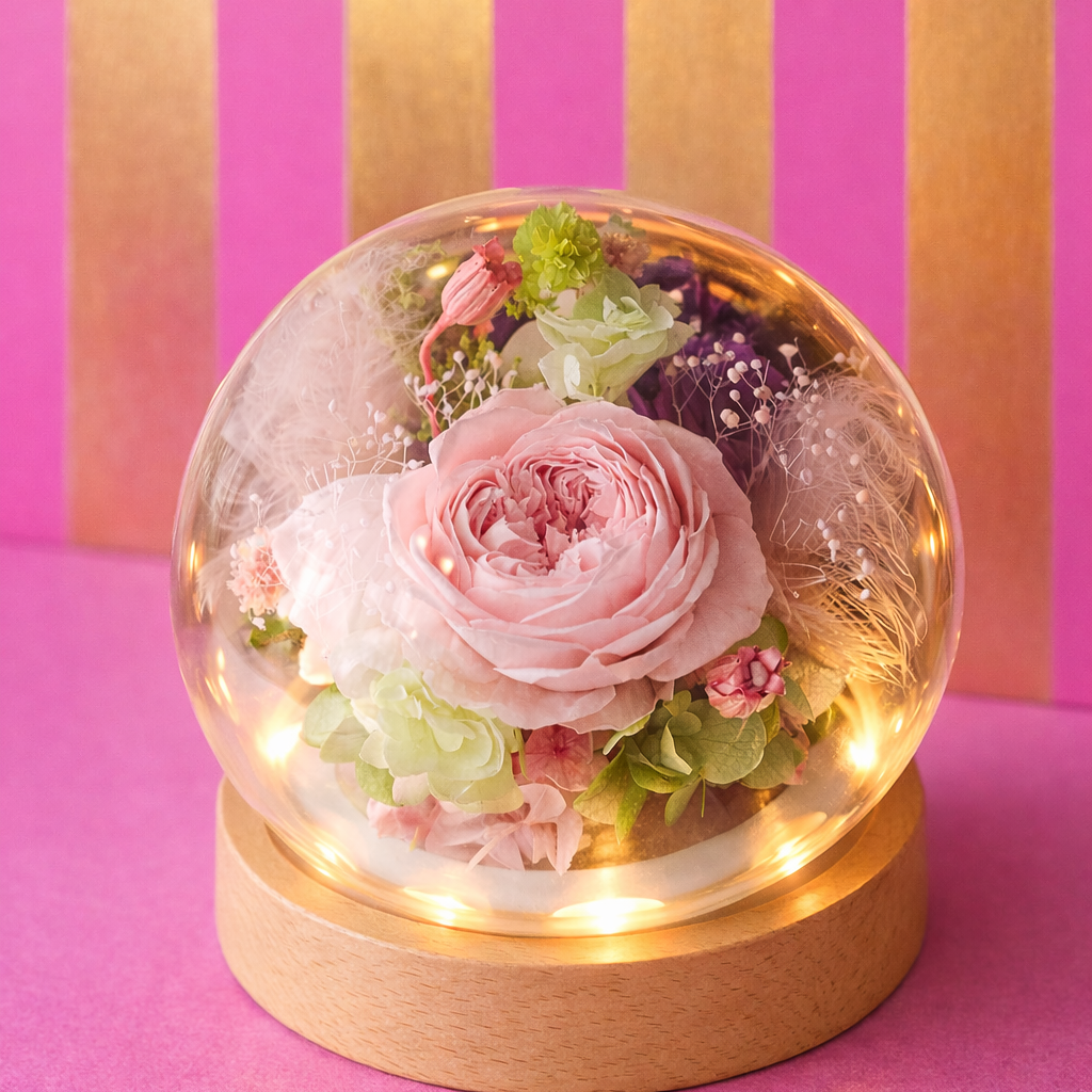 Little prince preserved single rose