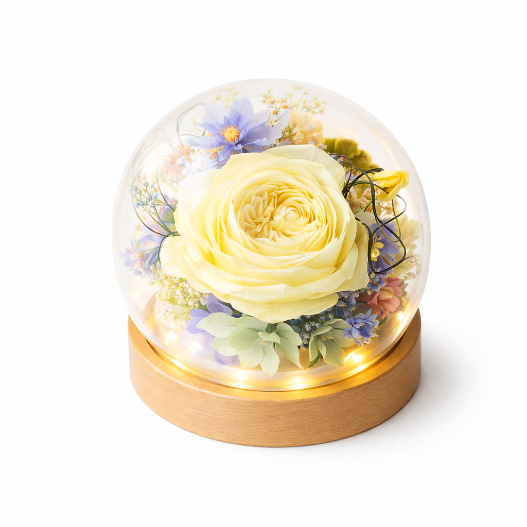 Personalized Eternal Rose Shadow Box Frame