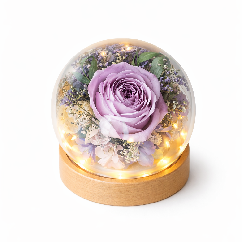 Personalized Eternal Rose Shadow Box Frame