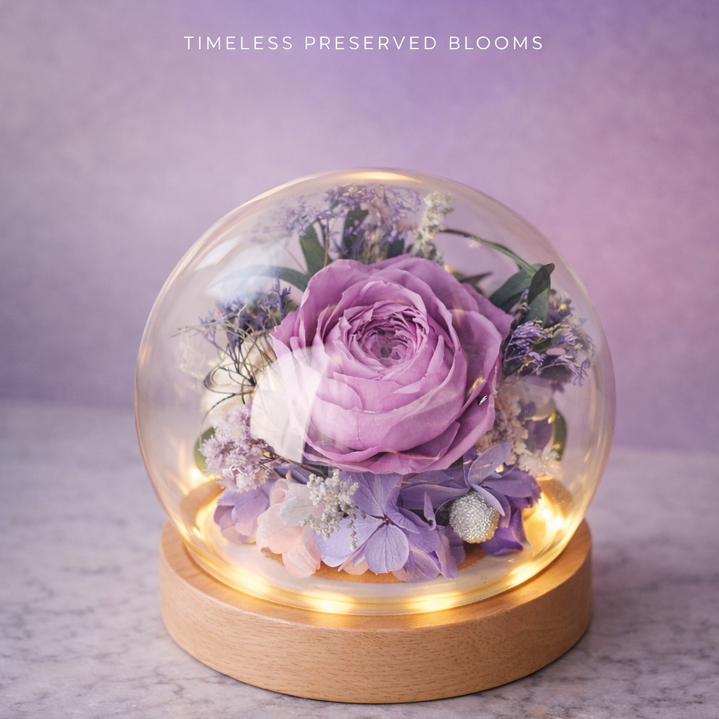 Personalized Eternal Rose Shadow Box Frame